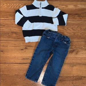 Sweater and Jeans Outfit